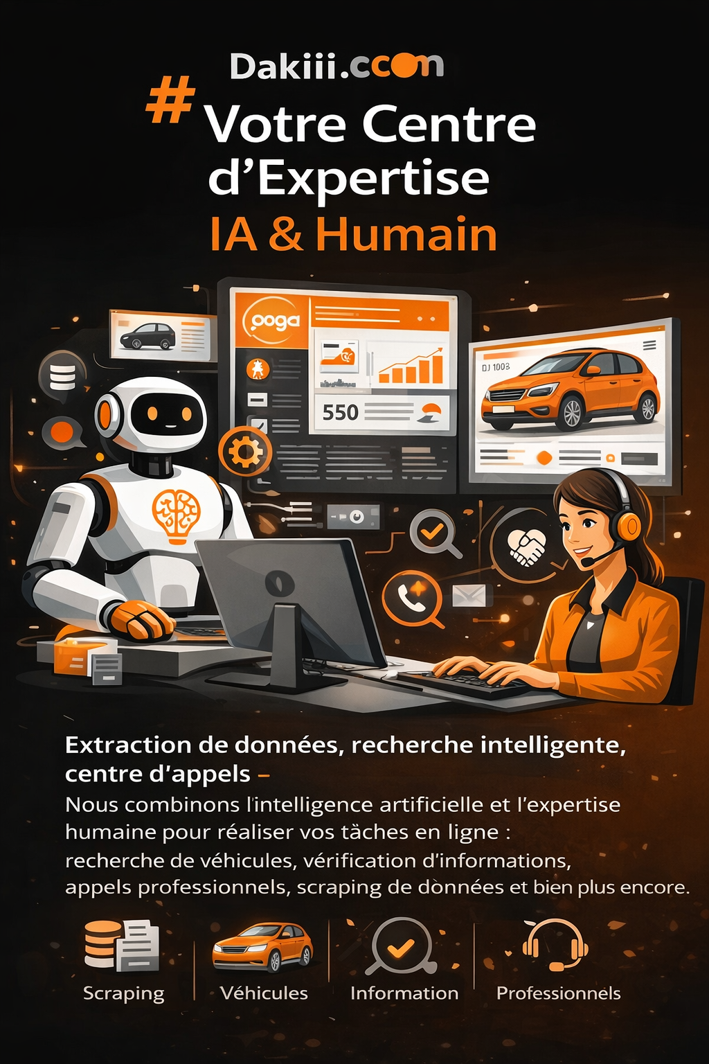 Professional Data Extraction & AI-Powered Research Services — Brand